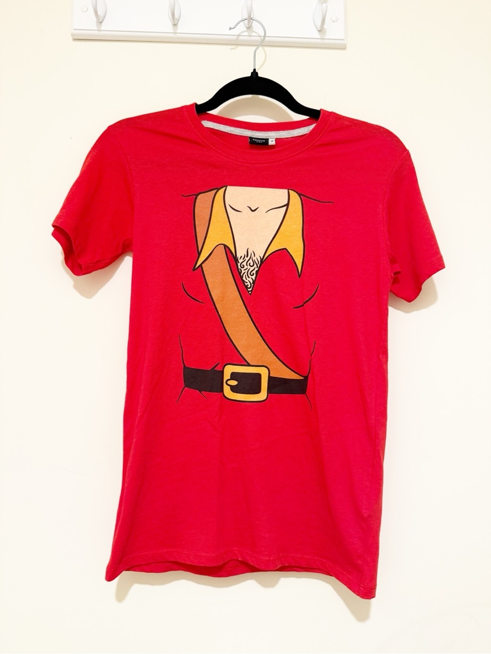 Disney Beauty and the Beast Gaston costume graphic t-shirt